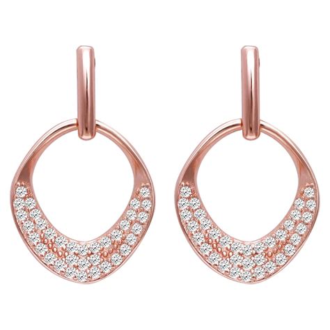 Buy GIVA 925 Sterling Silver Rose Gold Nova Earrings | Studs For Women ...