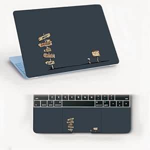 AtOdds Laptop Skin Sticker | Compatible for 16 inch Laptop - Notebook ...