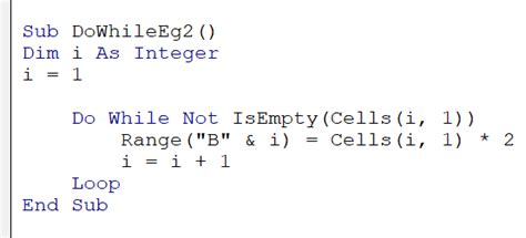 VBA While Loop 的图像结果