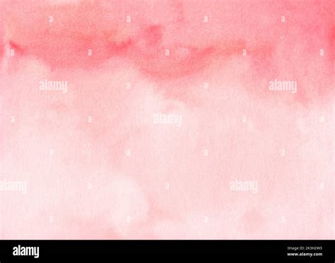 Watercolor light coral color texture background hand painted. Pastel ...