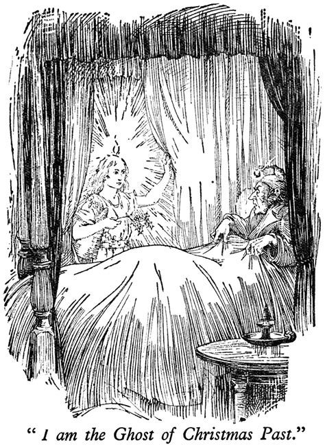 A Christmas Carol Ghost Of Christmas Past Drawing