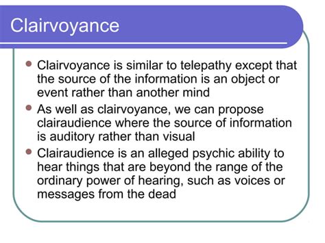 Image result for Define Extrasensory Perception