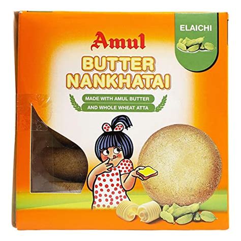 Amul Elaichi Nankhatai Butter Cookie, 200Gm (Pack Of 2) : Amazon.in ...