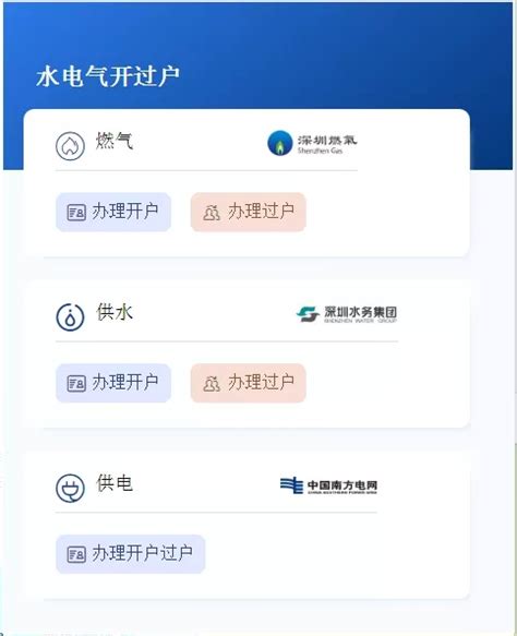 网上“集中办”！不动产登记与水电气联动办理_深圳新闻网