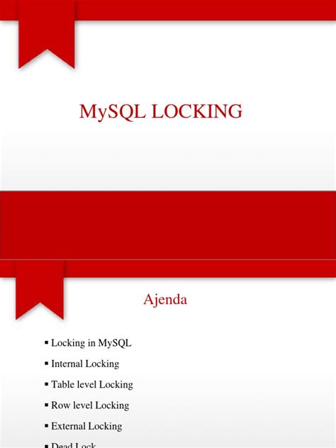 Image result for Lock Command in MySQL