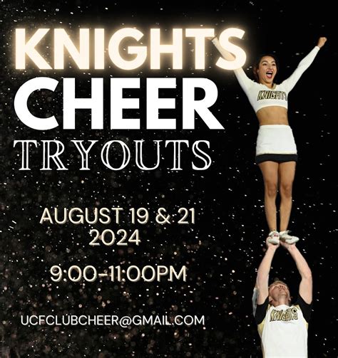Club Cheerleading at UCF | Knights Cheer 2024-25 tryouts are going to ...