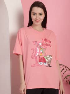 GLOBAL NOMAD Printed Women Round Neck Pink T-Shirt - Buy GLOBAL NOMAD ...