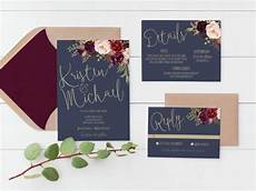 Digital Wedding Invitations by Printable Wedding Invitation Wedding Invitations Navy Digital Wedding Invitations