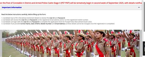 Punjab Police Constable Recruitment 2025, Check Physical Test Schedule