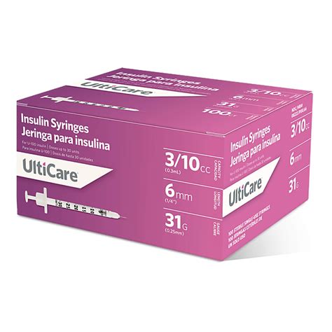 UltiCare U-100 Insulin Syringes 31g
