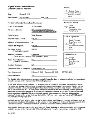 Fillable Online eweb Contract Increase - eweb Fax Email Print - pdfFiller