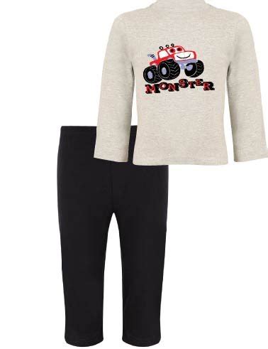 Buy Clifton Baby Boy Pyjama Set -Monster-Grey Melange/Navy-(30-36) M at ...