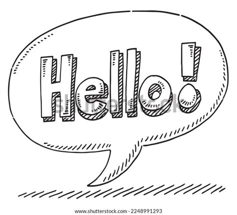 Image result for Hello Drawing Vector