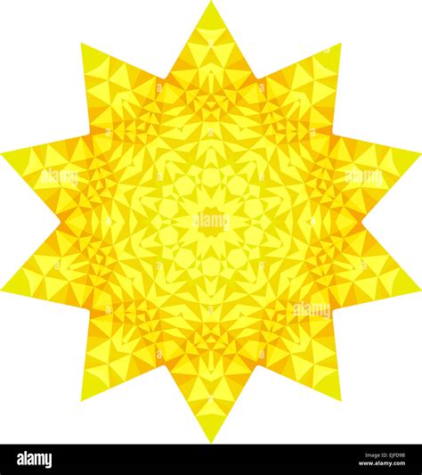 10 Point Star Clipart Image