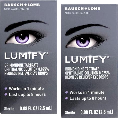 Lumify Side Effects