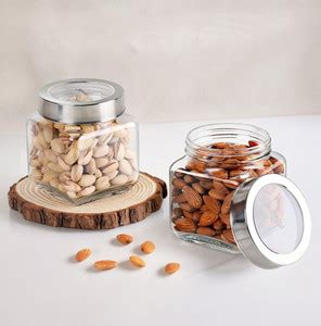 keskriva Glass Grocery Container - 600 ml Price in India - Buy keskriva ...