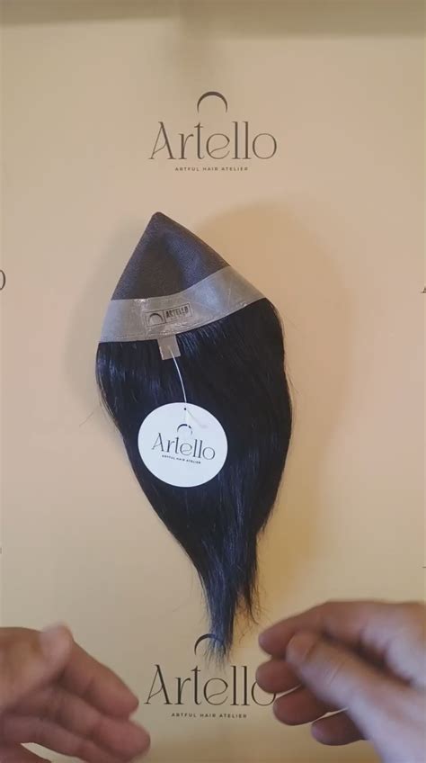 Artello MONOFILAMENT Smart Hair Patch for Men, Soft Hair Wig in 100% ...