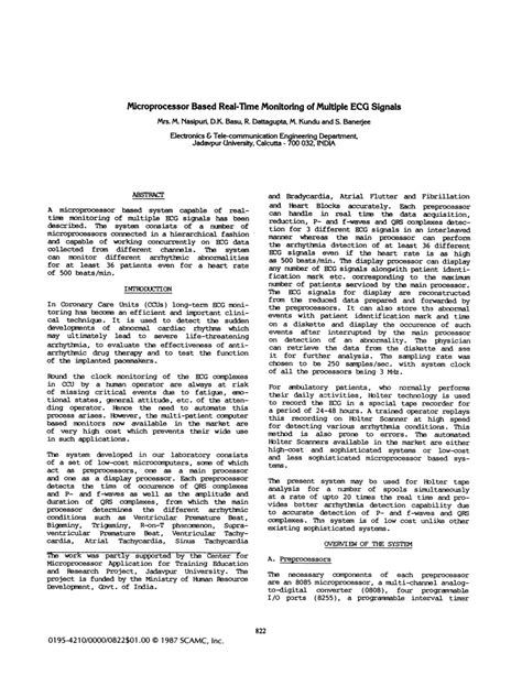 Image result for Microprocessor-Based ECG