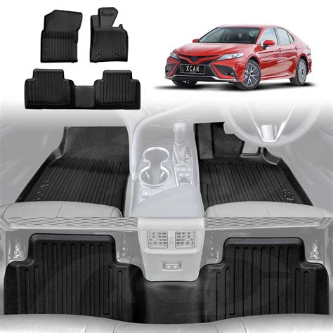 3D Floor Mats for Toyota Camry 2017-Onwards All-Weather Car Liners | X-CAR
