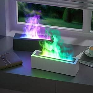 VIVITO Colorful Simulation Flame Diffuser | Ultrasonic Aromatherapy ...