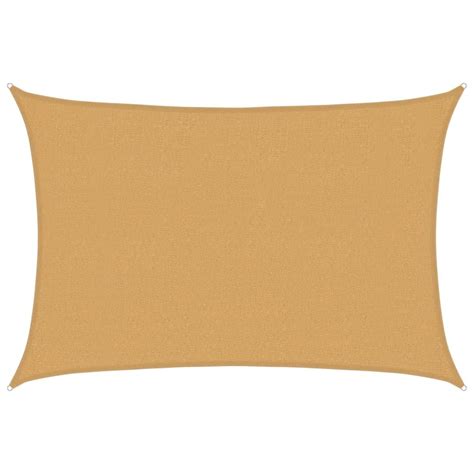 Żagiel Przeciwsłoneczny HDPE, Prostokątny 2,5 x 4 m, Kolor Piaskowy ...