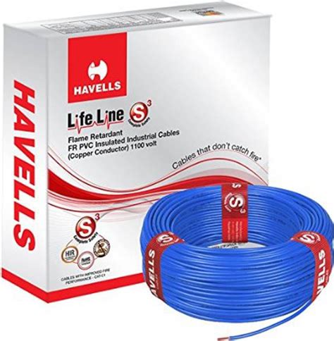 HAVELLS PVC 2.5 sq/mm Blue 90 m Wire Price in India - Buy HAVELLS PVC 2 ...