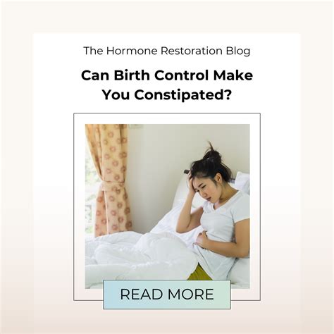 Can Birth Control Make You Constipated? Here’s What You Need to Know - Hormone Restoration with ...