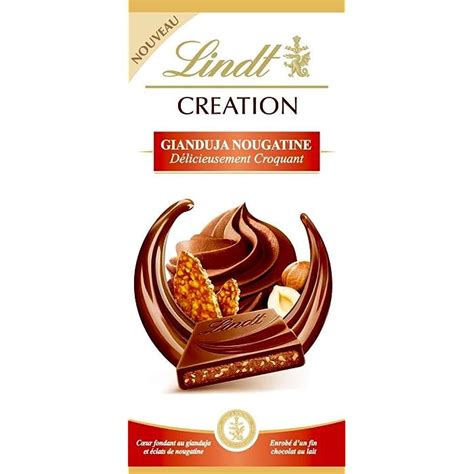 Buy Lindt Creation gianduja nougatine délicieusement croquant ...