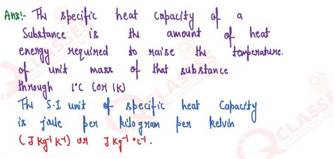 Class10 ICSE Physics Selina Chapter Calorimetry