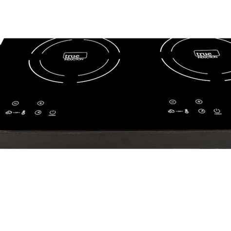 True Induction UL858 Certified 24-in 2 Burners Black Induction Cooktop ...