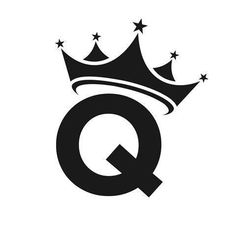 Letter Q Crown Logo for Beauty, Fashion, Star, Elegant, Luxury Sign 17680915 Vector Art at Vecteezy