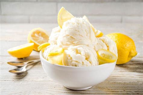 recette dessert avec glace citron