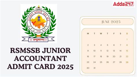 Rajasthan Account Assistant Admit Card 2025 Out