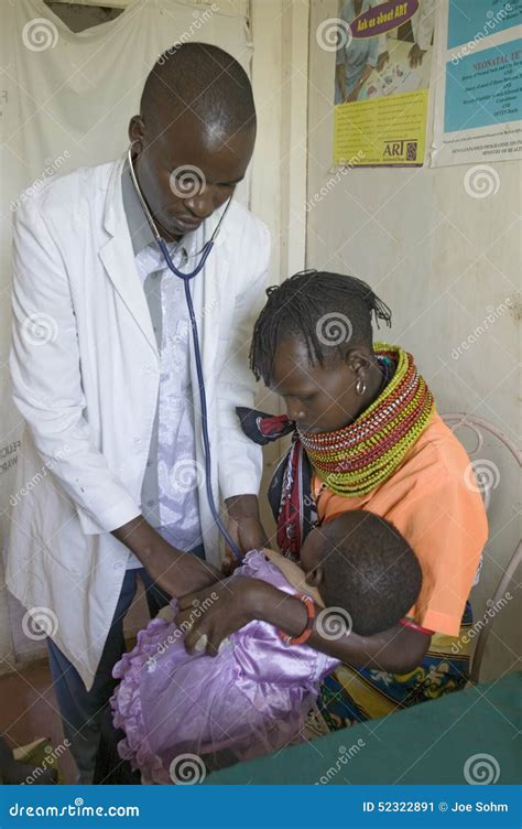 A Doctor Checks Mother and Children for HIV/AIDS at Pepo La Tumaini ...