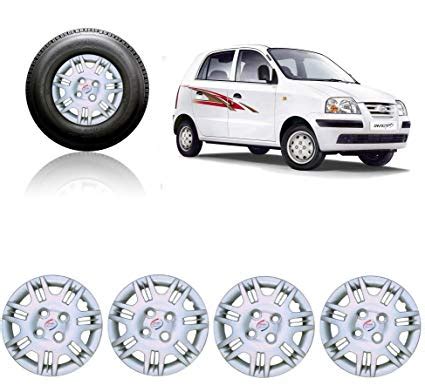 Premium Quality Car Full Wheel Cover Caps Silver OE Type 13 Inches ...