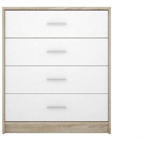 BAu00cfTA Cassettiera Amana, Legno, Marrone, L80cm