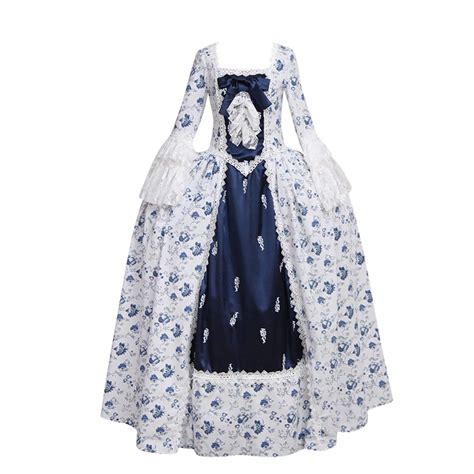 1791's lady Women's Victorian Rococo Dress Inspration Maiden Costume ...