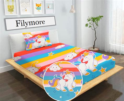 LAYNORA Premium Cotton Single Bedsheet with One Pillow Cover for Coat ...