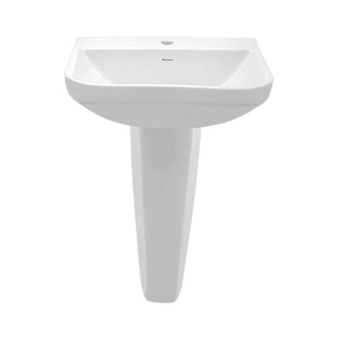 Parryware - Full Pedestal Rectangle White Wash Basin - Novel Plus ...