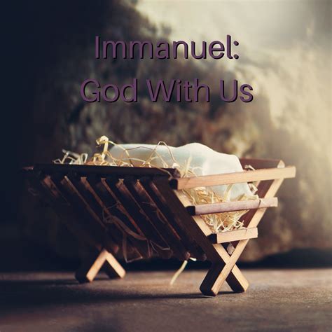 Immanuel: God With Us - HoldToHope