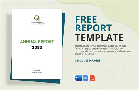 Image result for Example of Report Template