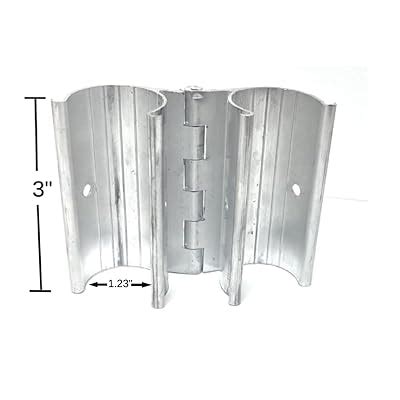 Buy Aluminum Snap On Hinge for PVC Doors Vents or Gates or Cold Frames ...