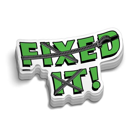 Fixed It - Hard Hat Decal – Armed American Supply