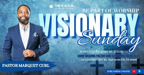 Visionary Sunday at The R.O.C.K. SCT, 107 Centerpoint Rd, San Marcos ...
