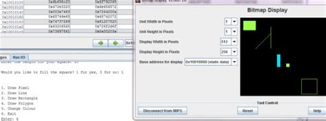 Image result for MIPS Bitmap Display