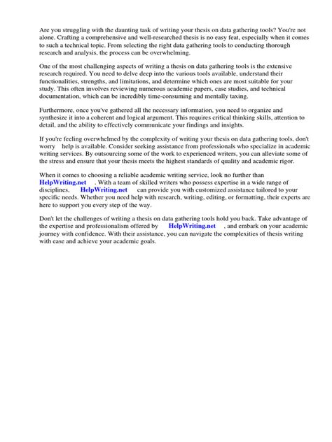 Image result for Data Gathering Problem in Research Paper Example