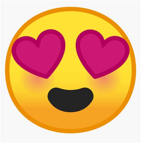 Smiling Face With Heart Eyes Icon - Emoji Heart Eyes Png, Transparent ...