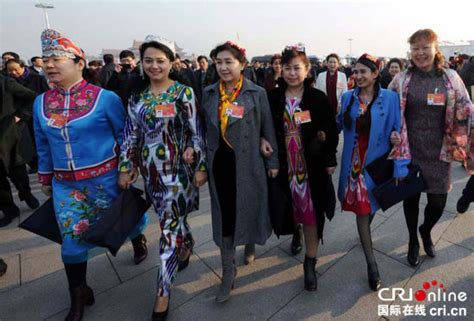 全国人大会议上的新疆各族女代表风采(组图)_新浪新闻