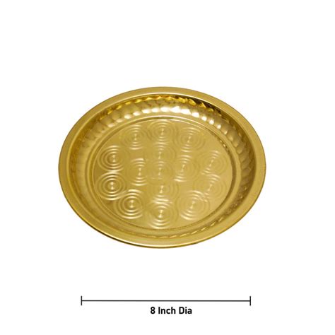 Giri - Brass Plate | Decorative Plate | Pooja Plate