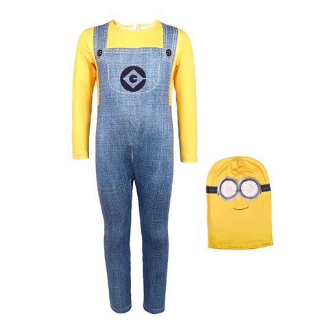 DJKDJL Minion Costume Dress Up Halloween Costumes Minions Costume ...